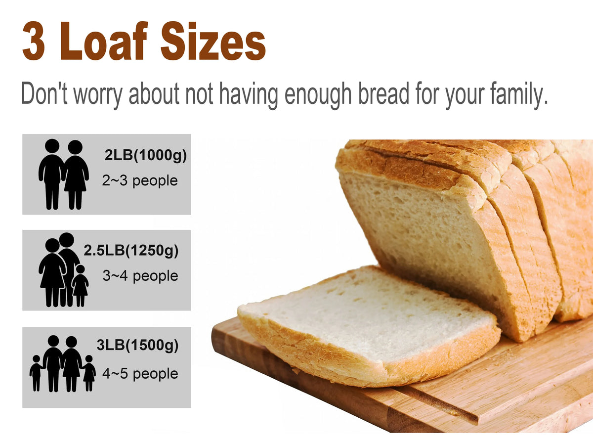 5kg Automatic Bread Machine 850w Programmable Bread Maker