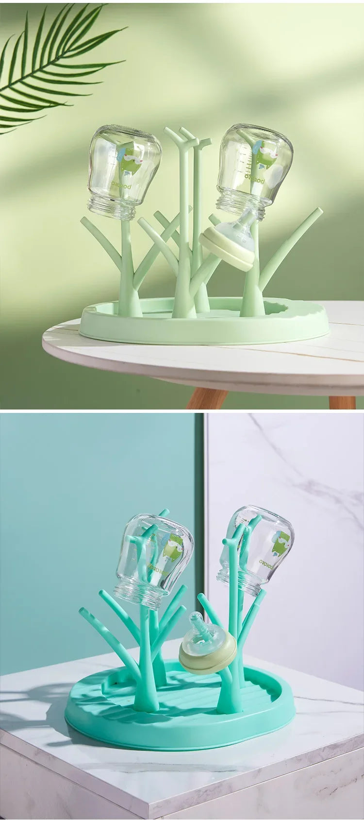 Baby Bottle Holder Cleaning Dryer Drainer Removable Baby
