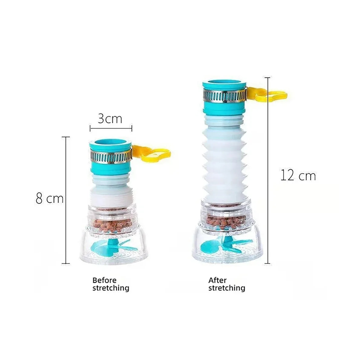 Universal 360 Rotation Faucet Bubbler Swivel Water Saving