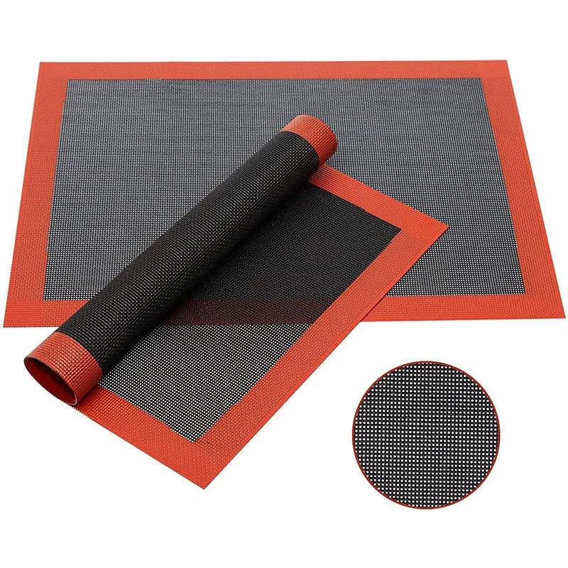 Silicone Grill Mat 30x40cm Baking Tray Breathable Bbq