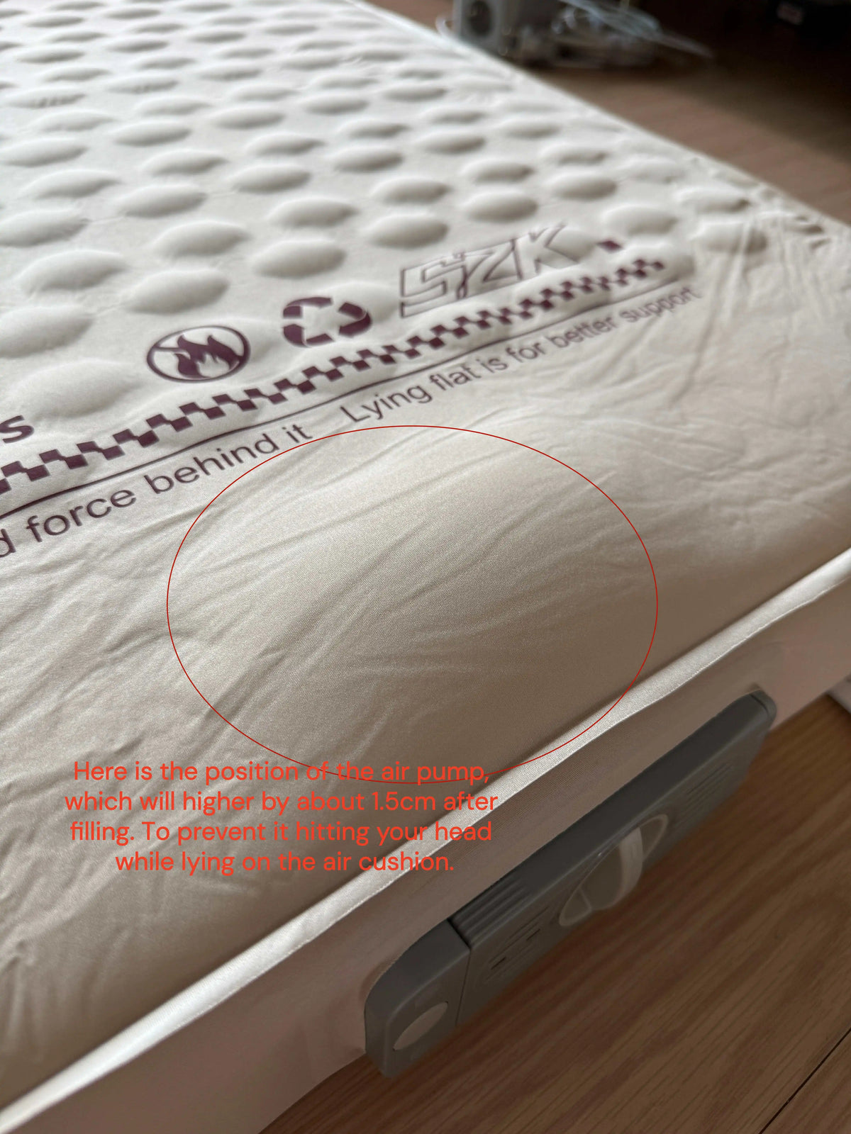 Mountainhiker Outdoor Inflatable Cheese Mattress Furnitures