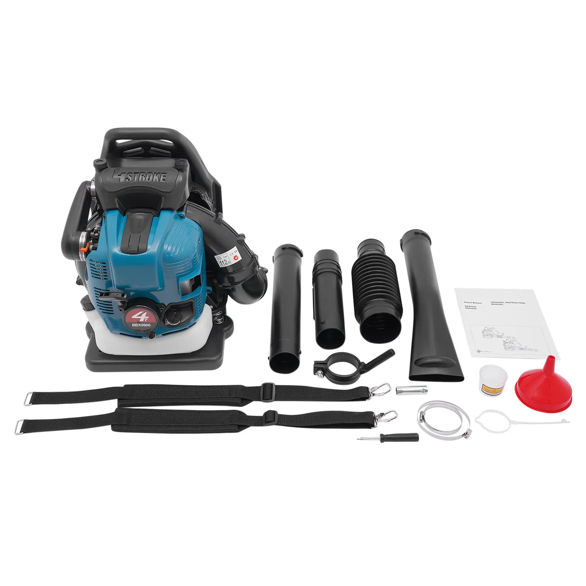 75 6cc 4-Stroke Gas Backpack Leaf Blower 2600w