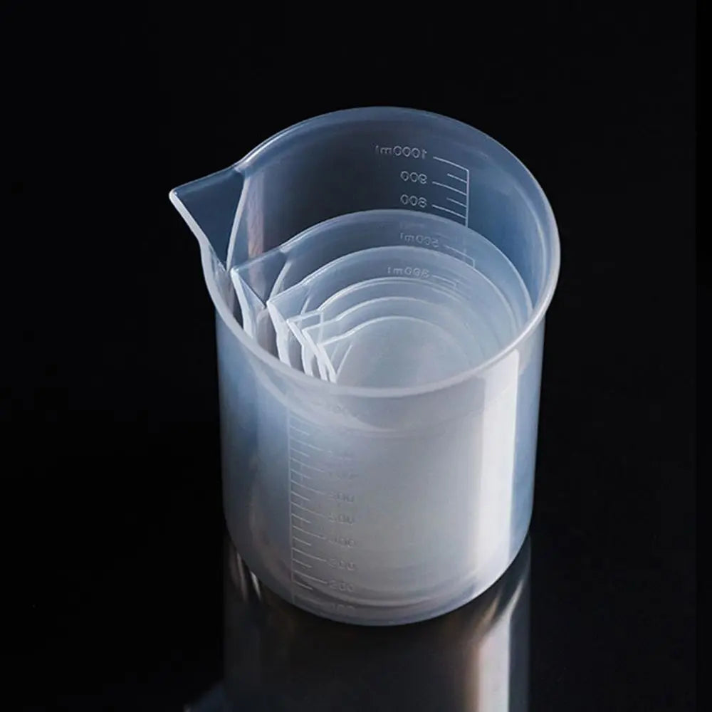 Transparent Plastic Measuring Cups Multi-Purpose Graduated Scale