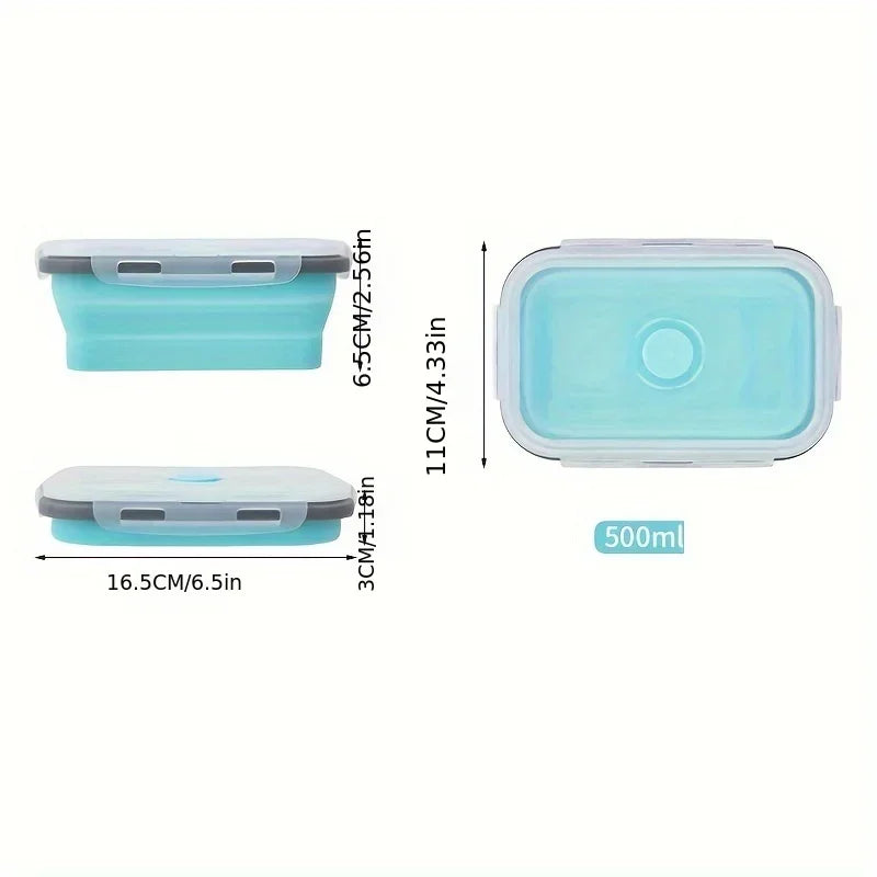 Collapsible Silicone Food Storage Microwave Safe Rv Travels