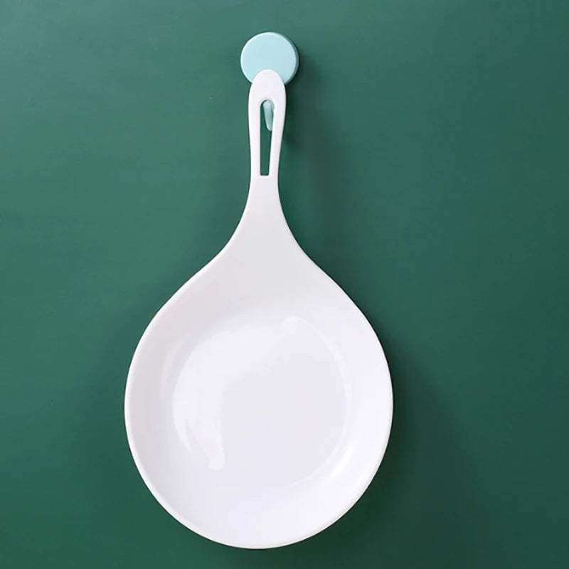 Korean Handheld Dish Fashion White Handle Large Spoon