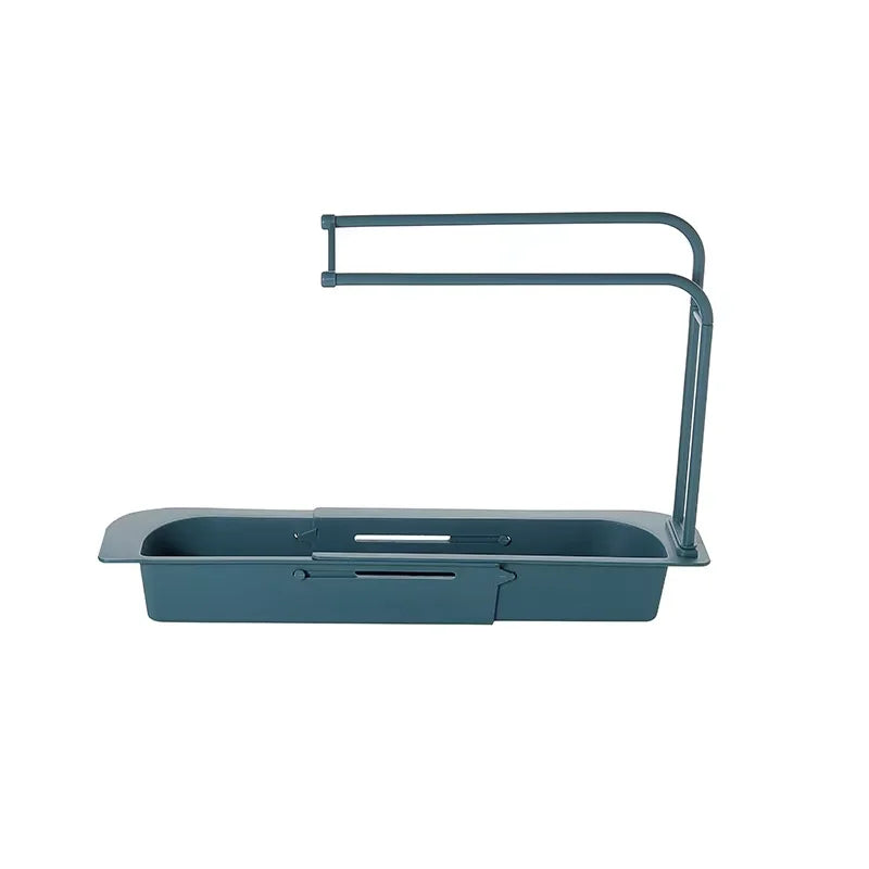 Telescopic Sink Shelf Drainer Rack Soap Sponge Holder