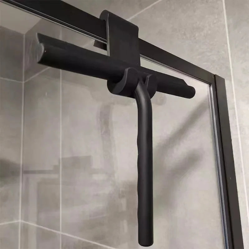 Shower Squeegee Glass Clean Scraper Washing Wiper Hanger