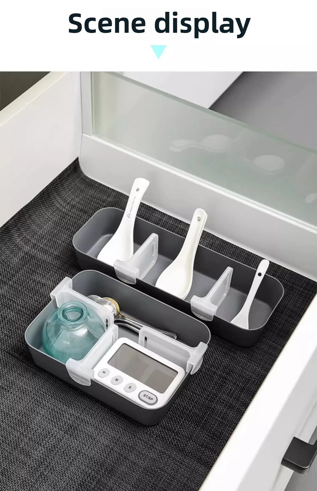 Efficient Refrigerator Organizer Shelf Storage Dividers Eggs