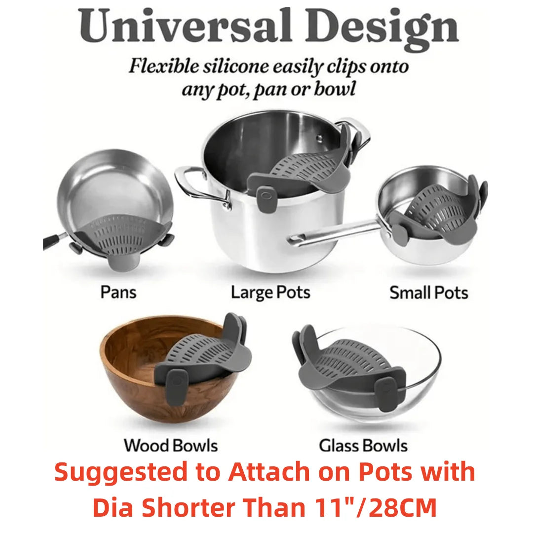 1pc Strainer Pot Strainer Adjustable Clip On Strainer