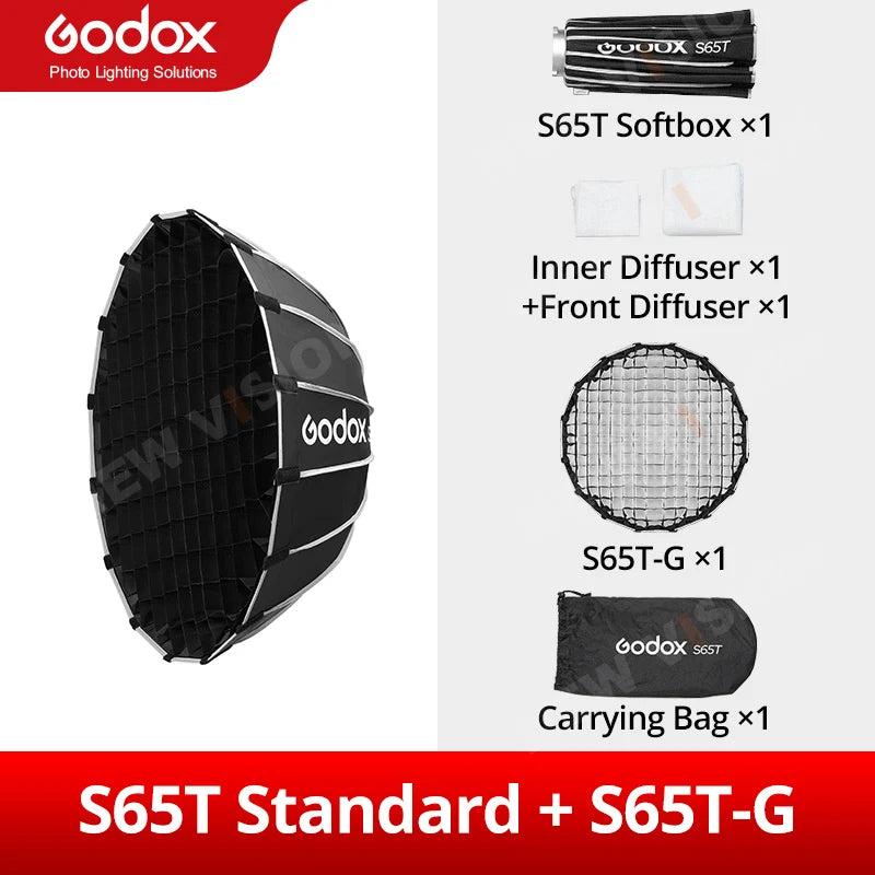 Godox S65t S85t S120t Umbrella Style Quick Installation