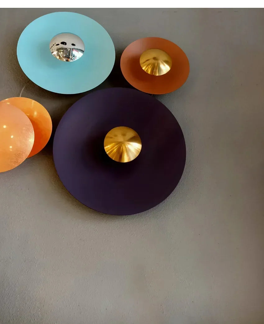 Modern Minimalist Designer Led Wall Light Dish Foyer