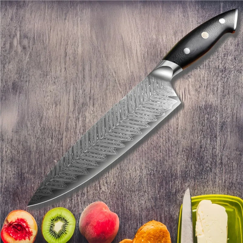 Damascus Chef Knife Aus-10 Steel 67-Layer Vg10 Sharp