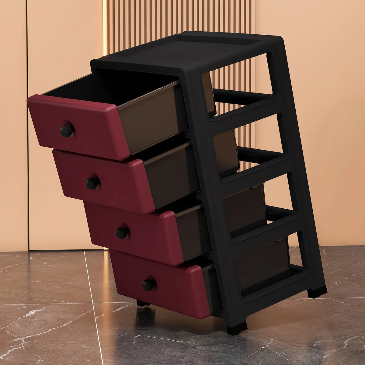 Drawer-Style Storage Cabinet - Living Room Storage Cabinet