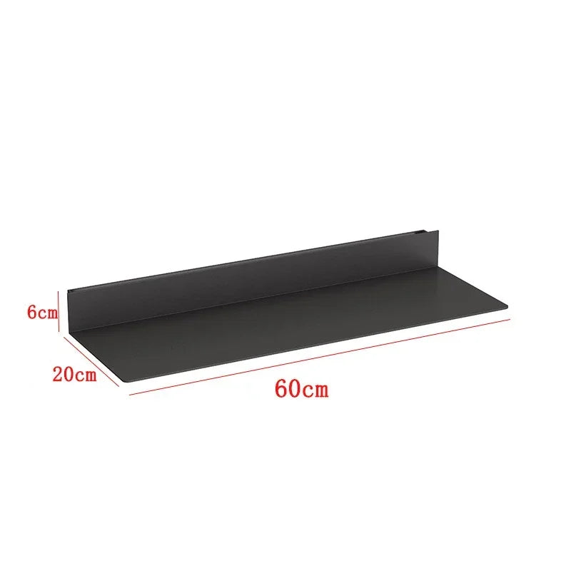 Iron Floating Wall Shelf Storage Organizer Shelves Bathroom
