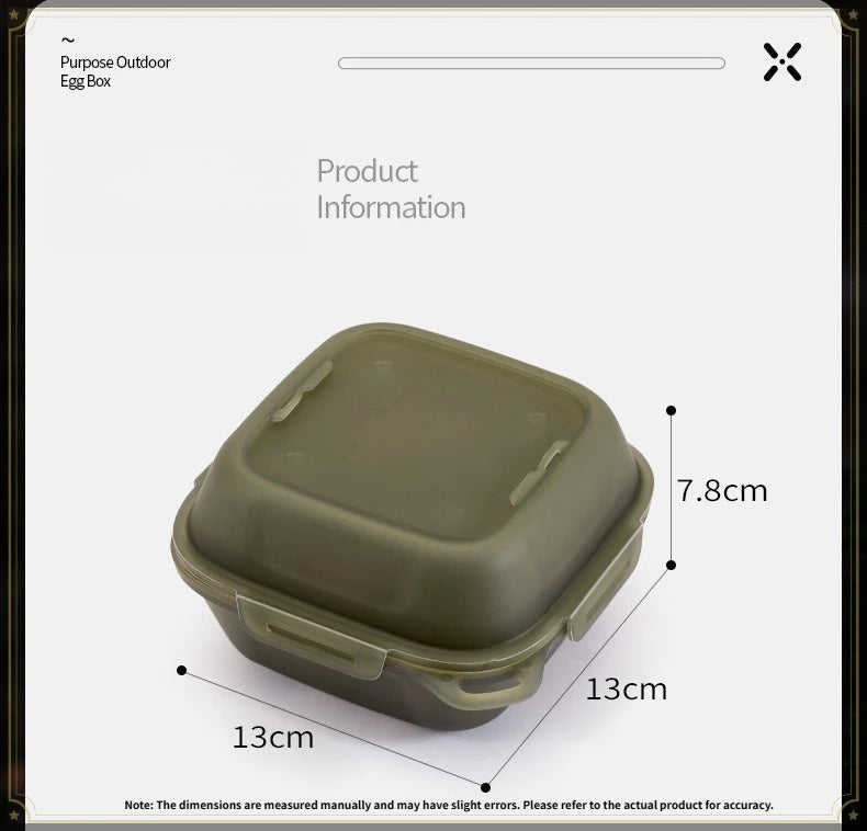 Egg Storage Box In Shockproof Hanging Hole Sealed