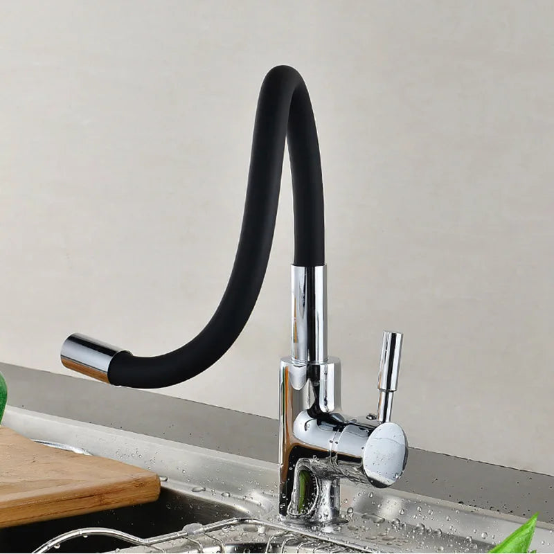 Rotatable Universal Bending Sink Cold Dual-Use Faucet 304