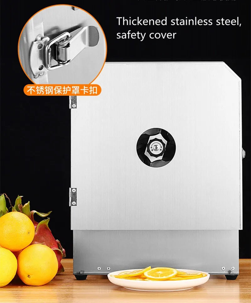 Lemon Fruit Slicer Electric Commercial Potato Slicer Cutting