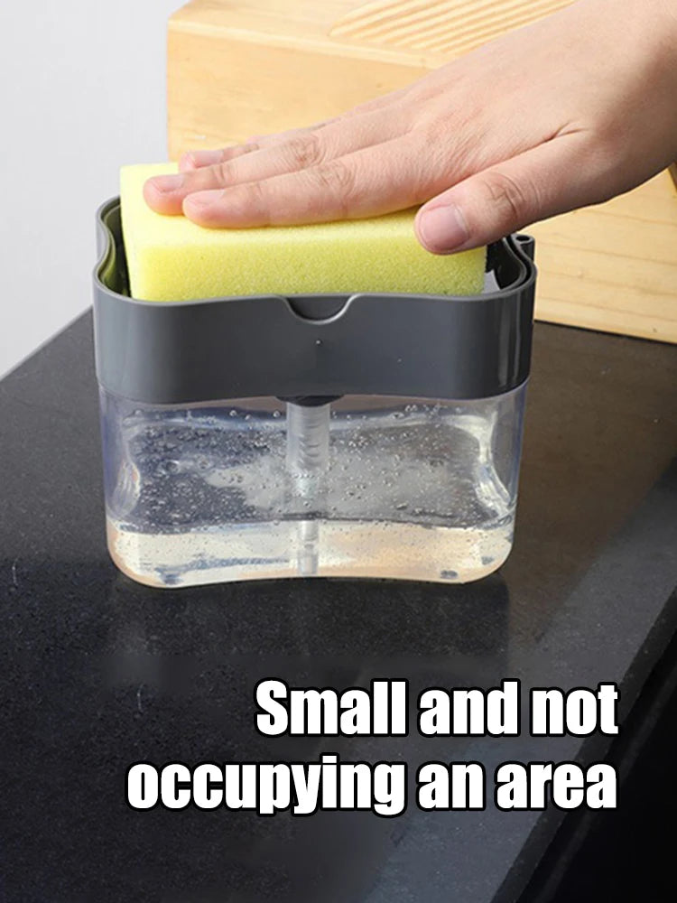 Washing Detergent Press Cleaning Pot Brush Style Automatic