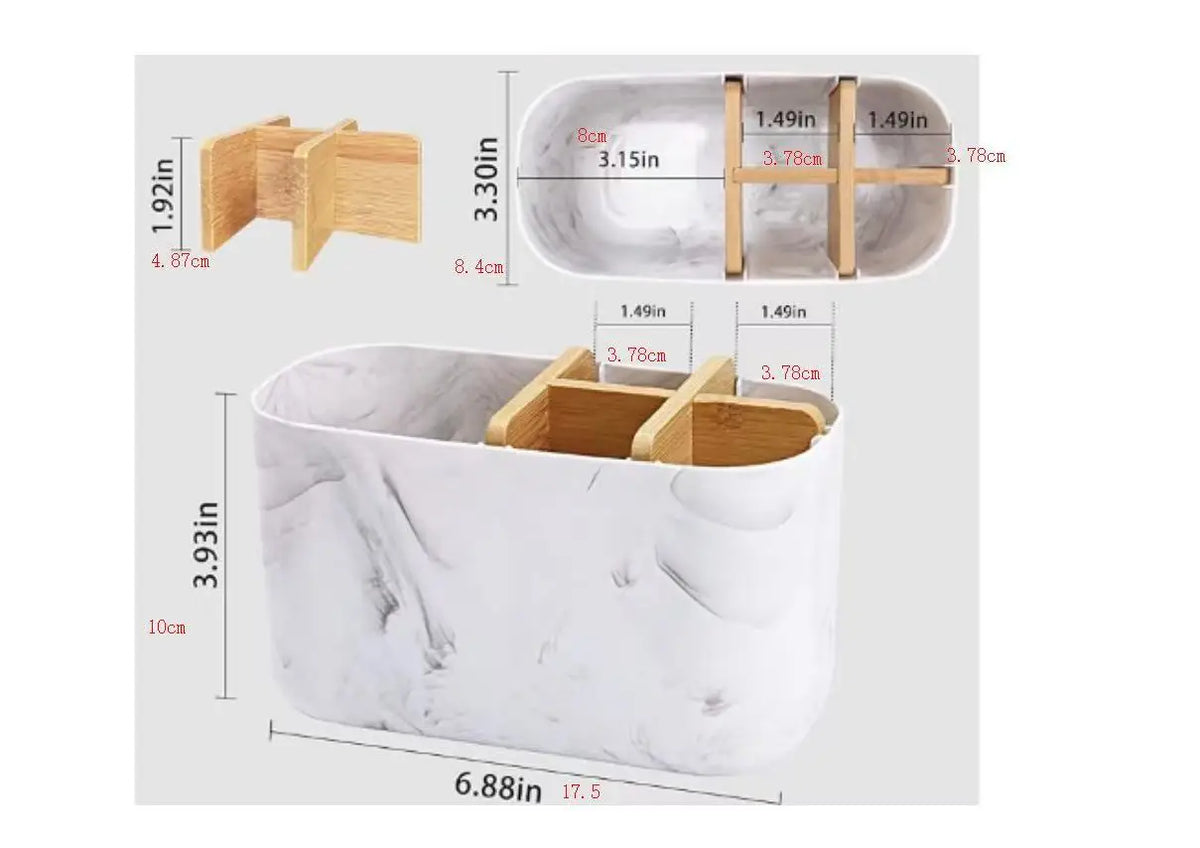 Toothbrush Holder Electric Brushes Bathroom Counter Organizer