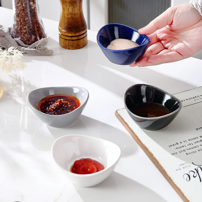 Ceramic Dipping Bowls Soy Sauce Dish Dip Bowls