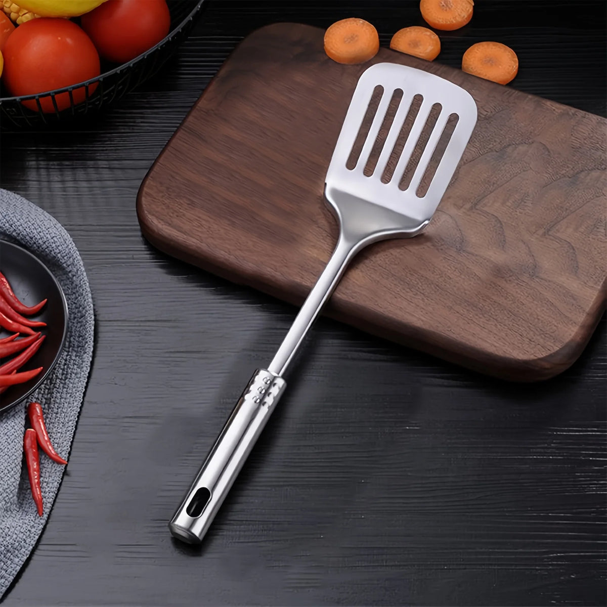 1pc Stainless Steel Utensils Cooking Shovels Frying Shovels