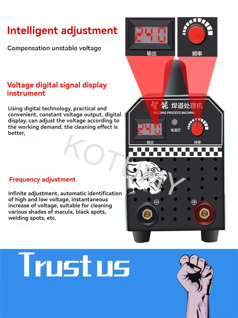 220v Welding Bead Processor Stainless Steel Brush Type