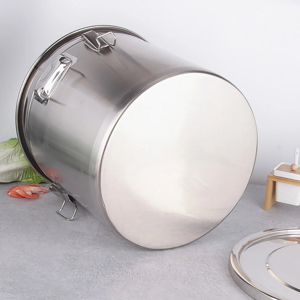 6l/12l Stainless Steel Cereal Container Rice Oil Storage