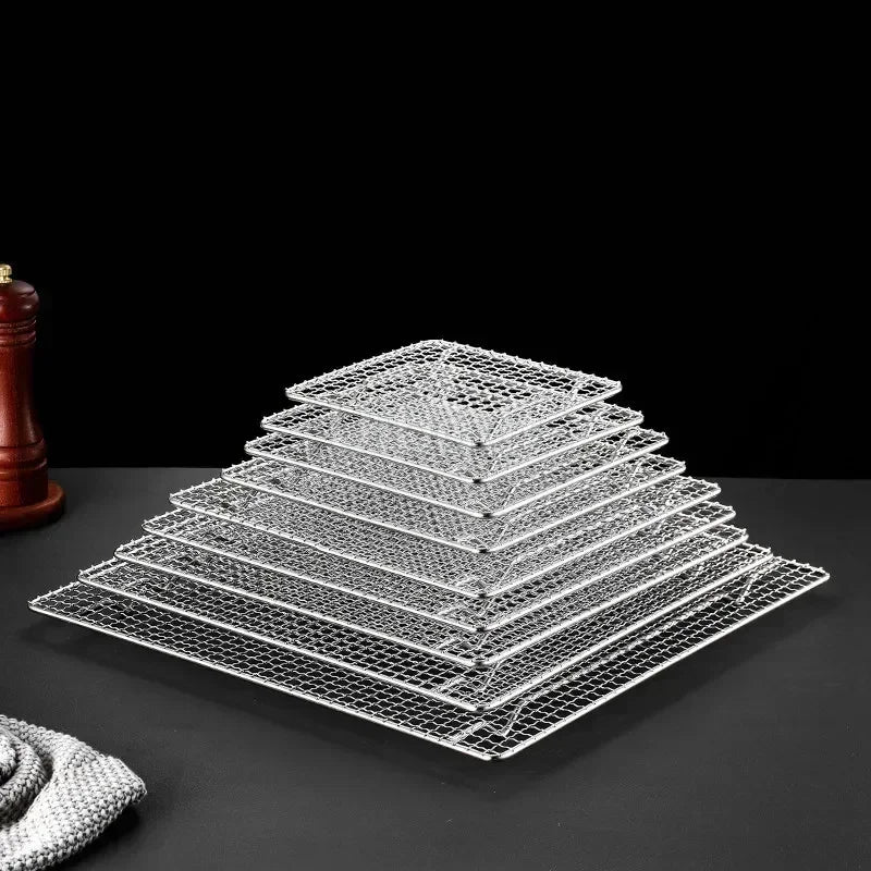 Square Bbq Net Rack Meshes Stainless Steel 304