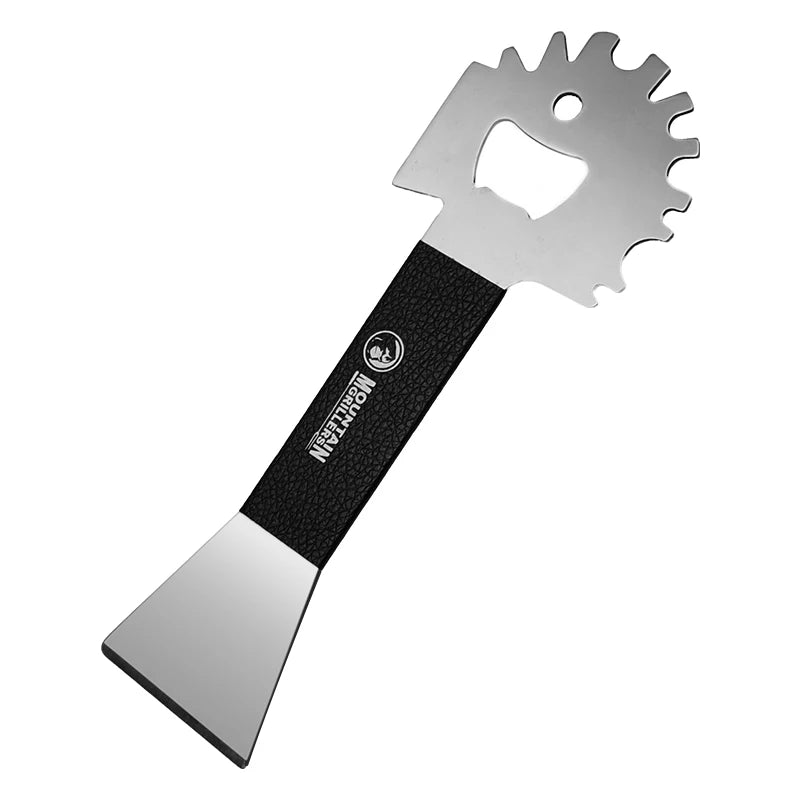 Stainless Steel Grill Cleaning Scraper Fit Charcoal Gas