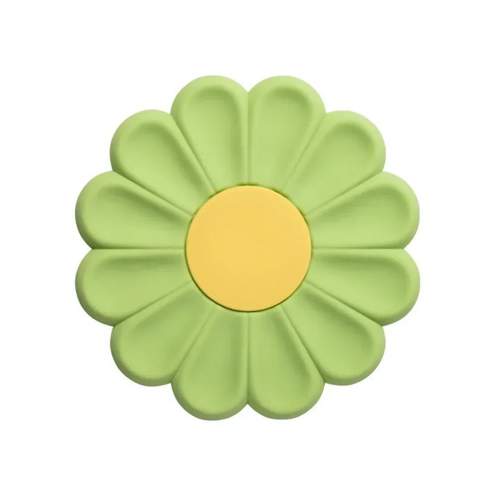 Flower Heat Resistant Silicone Mat Drink Cup Coasters