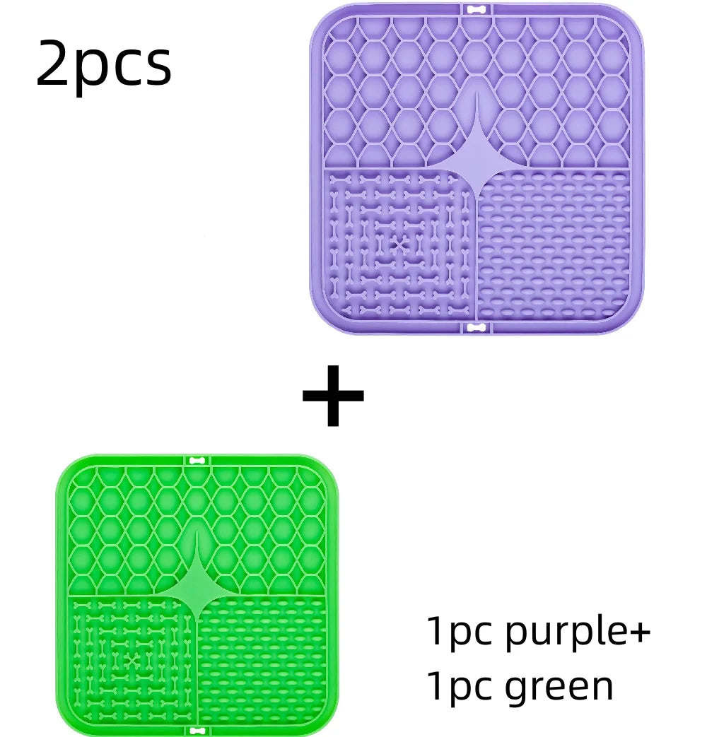 Pet Lick Silicone Mat Pet Slow Food Plate