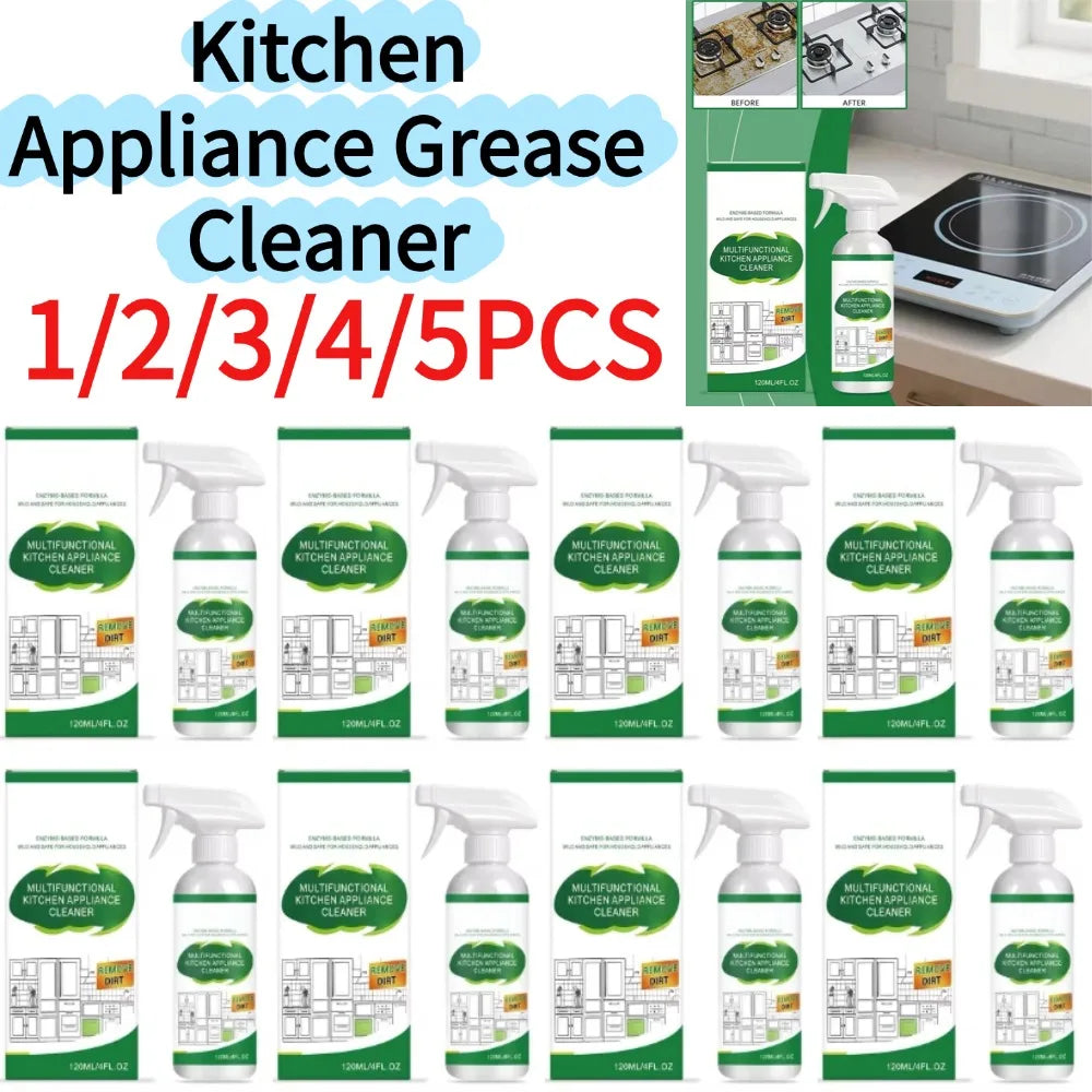 120ml Appliance Grease Cleaner Multi-Purpose Heavy Oil Stain