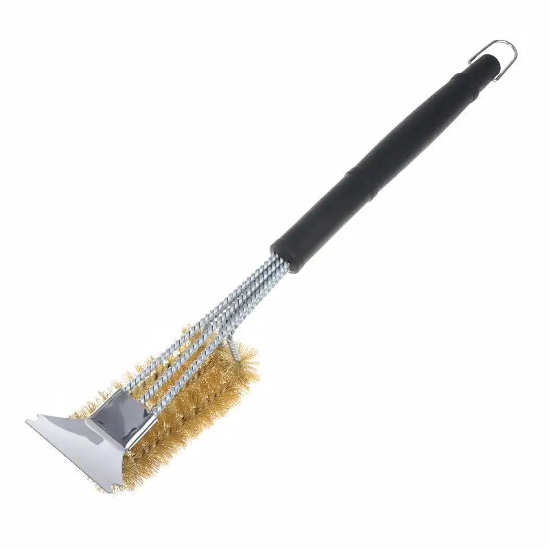 Grill Cleaning Brush Rust Resistant Metal Bbq Scrubber