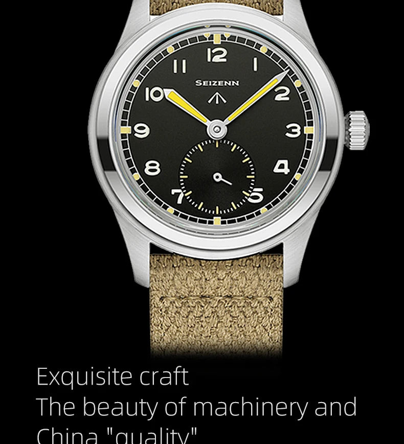 Classic Retro Arrow Pilot Watch Male Mens Wwii