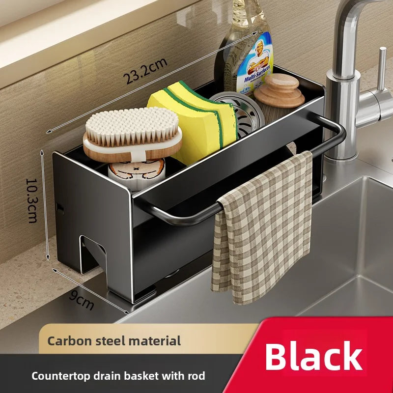 Sink Stand Sponge Holder Dish Drainer Organizers Storage
