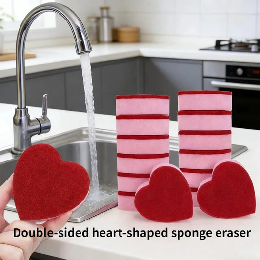 2/4/6pcdual Sided Non Scratch Dish Sponge Long Lasting