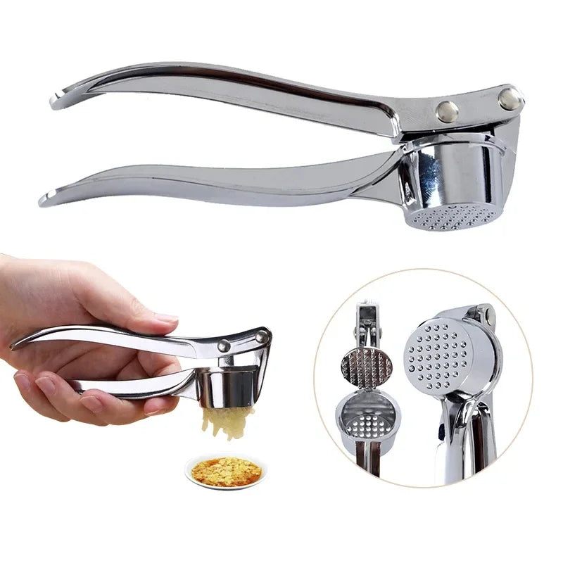 Garlic Press Stainless Steel Garlic Smasher Squeezer Mincer