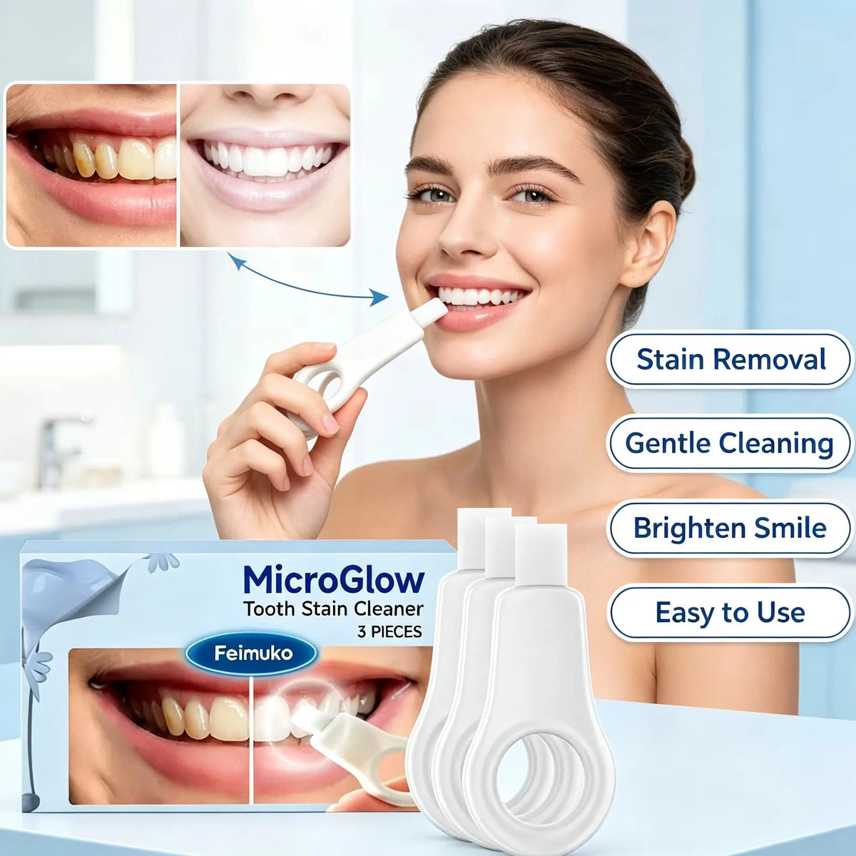 Dental Stain Remover Daily Teeth Cleaning To Reduce