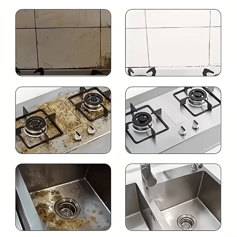 Heavy Grease Grime Cleaner Pot Pan Black Scale