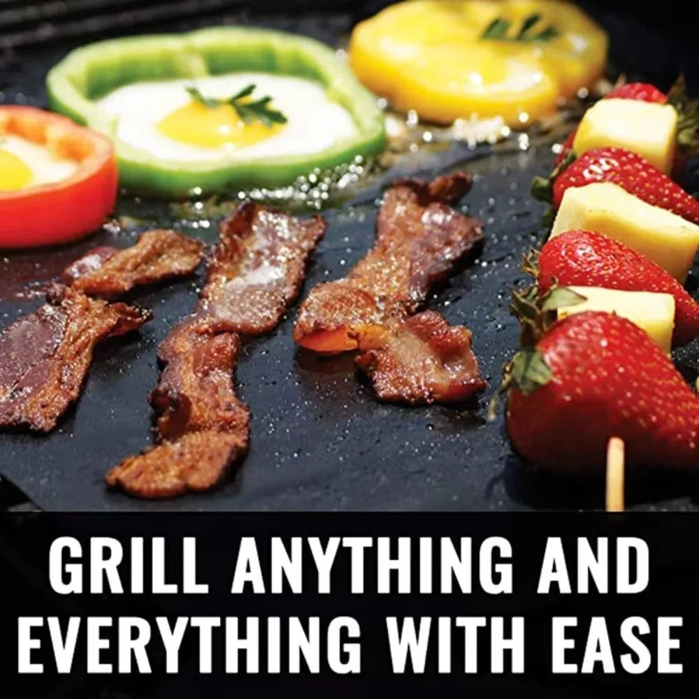 Heat Resistant Bbq Grill Mat Easy Clean Heat