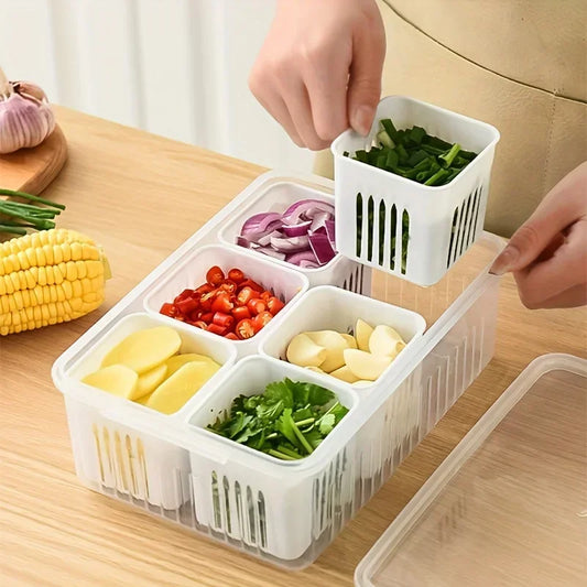 Food Storage Containers Lids Airtight Refrigerator Food Fresh