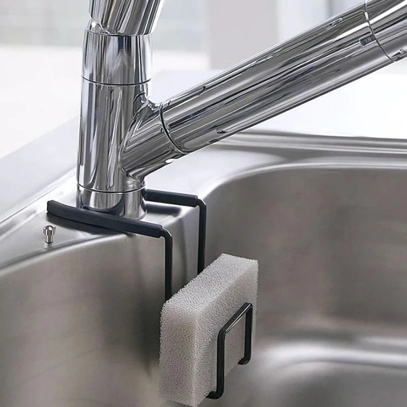 Sink Sponge Holder Small Bathroom Metal Organizer Liquid
