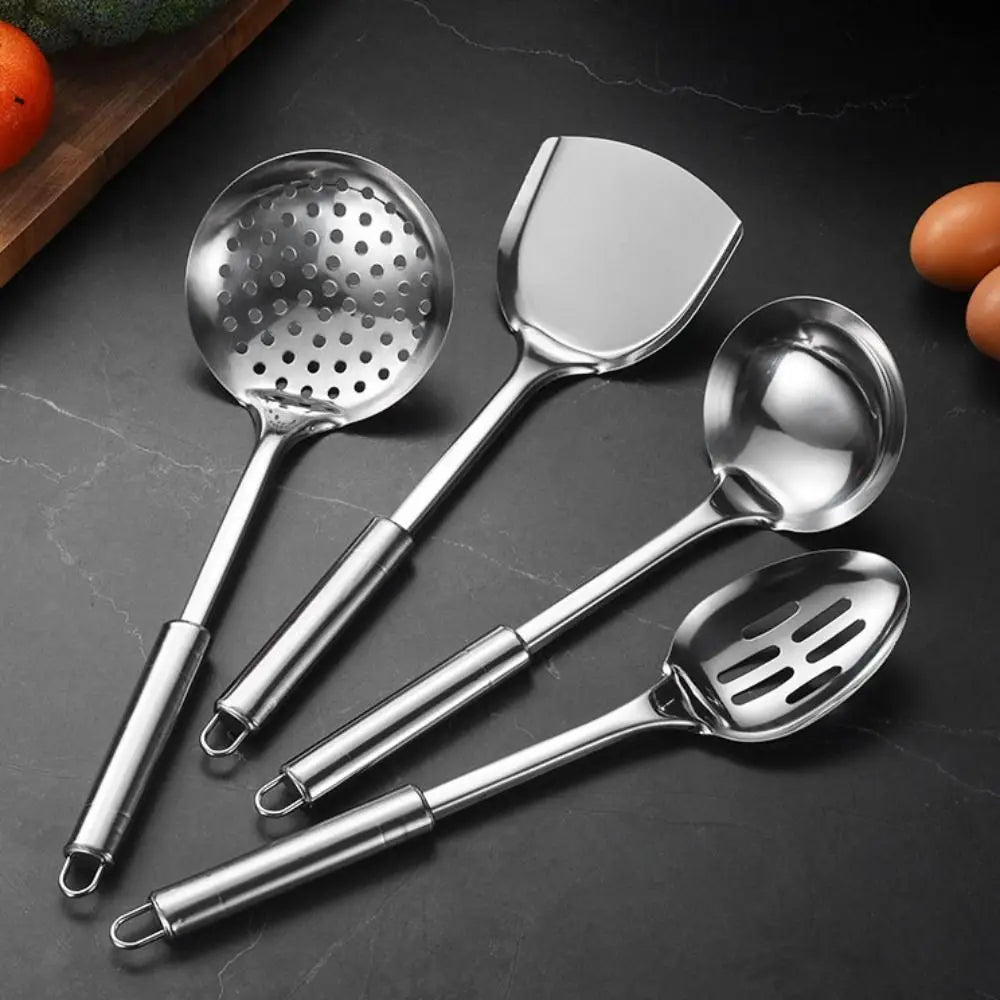 9pcs Cookware Stainless Steel Cooking Utensils Rust-Proof Durable