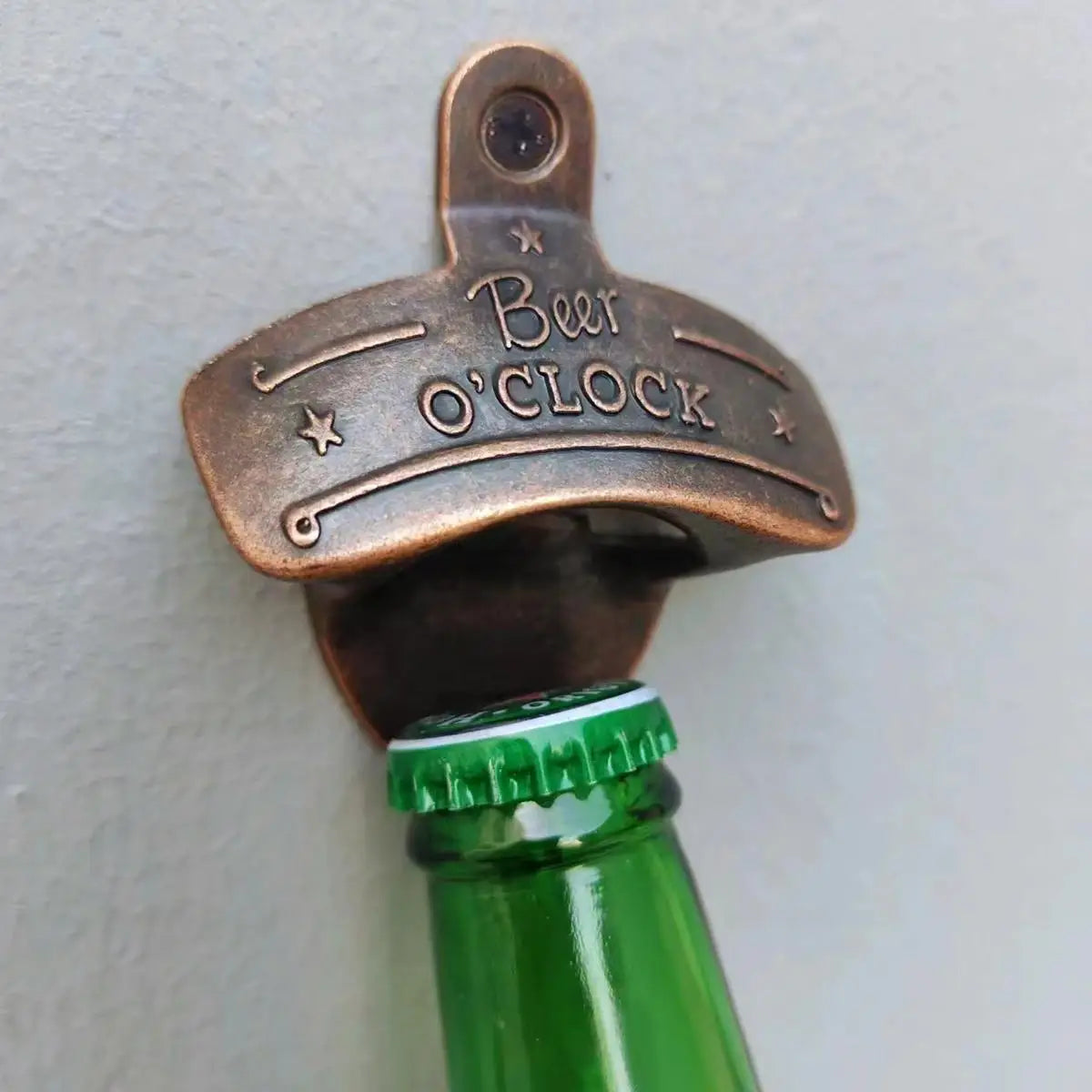 1pc Beer Clock Bottle Opener Wall Mounted Hanging