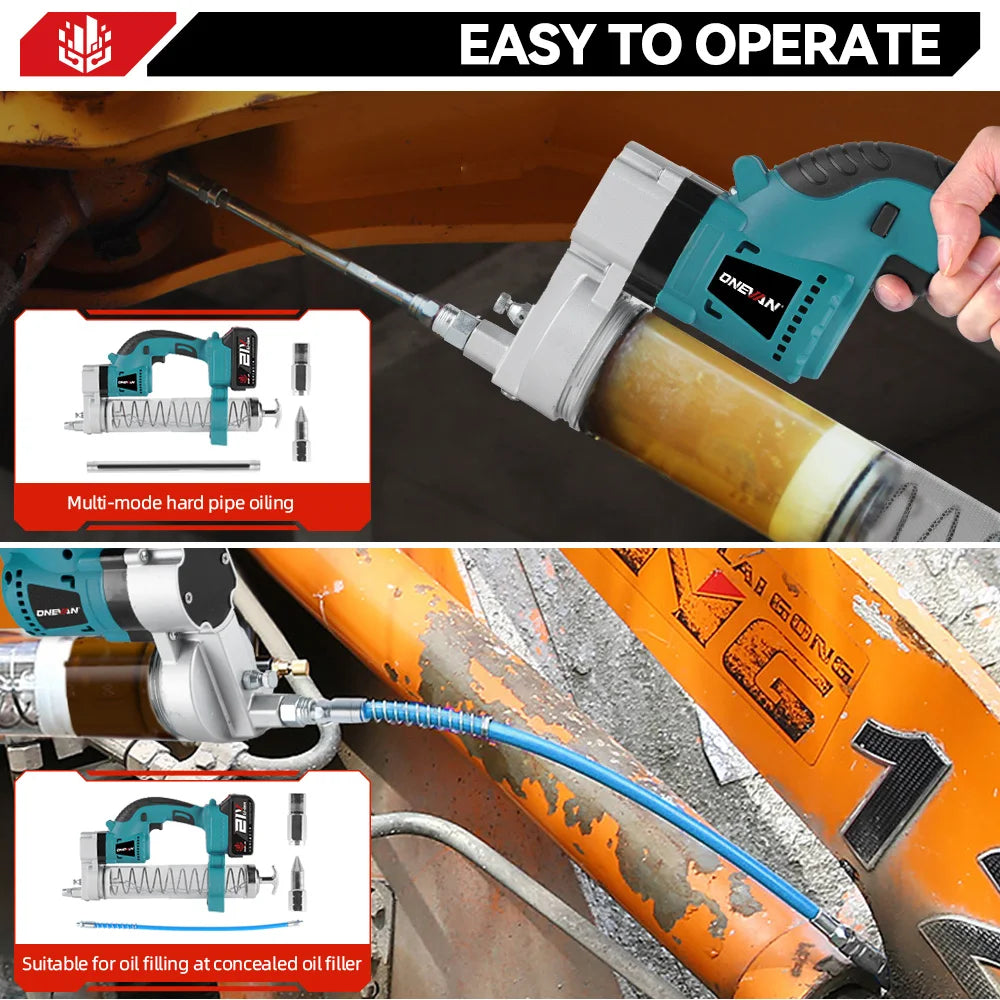 Onevan 69mpa 10000psl Electric Grease Gun Oil Injector