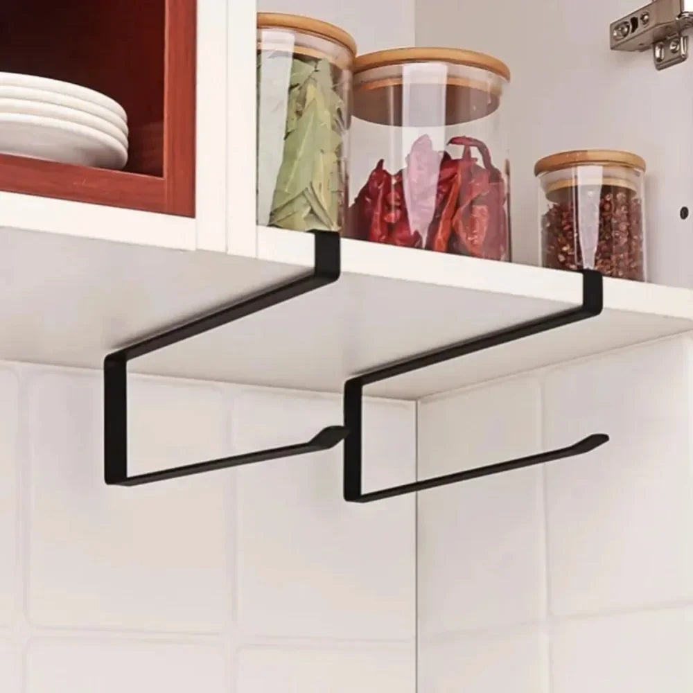 Space Saving Under Cabinet Paper Towel Holder No