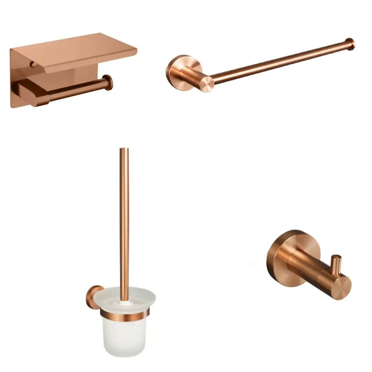 Brushed Rose Gold 304 Stainless Steel Bathroom Pendant