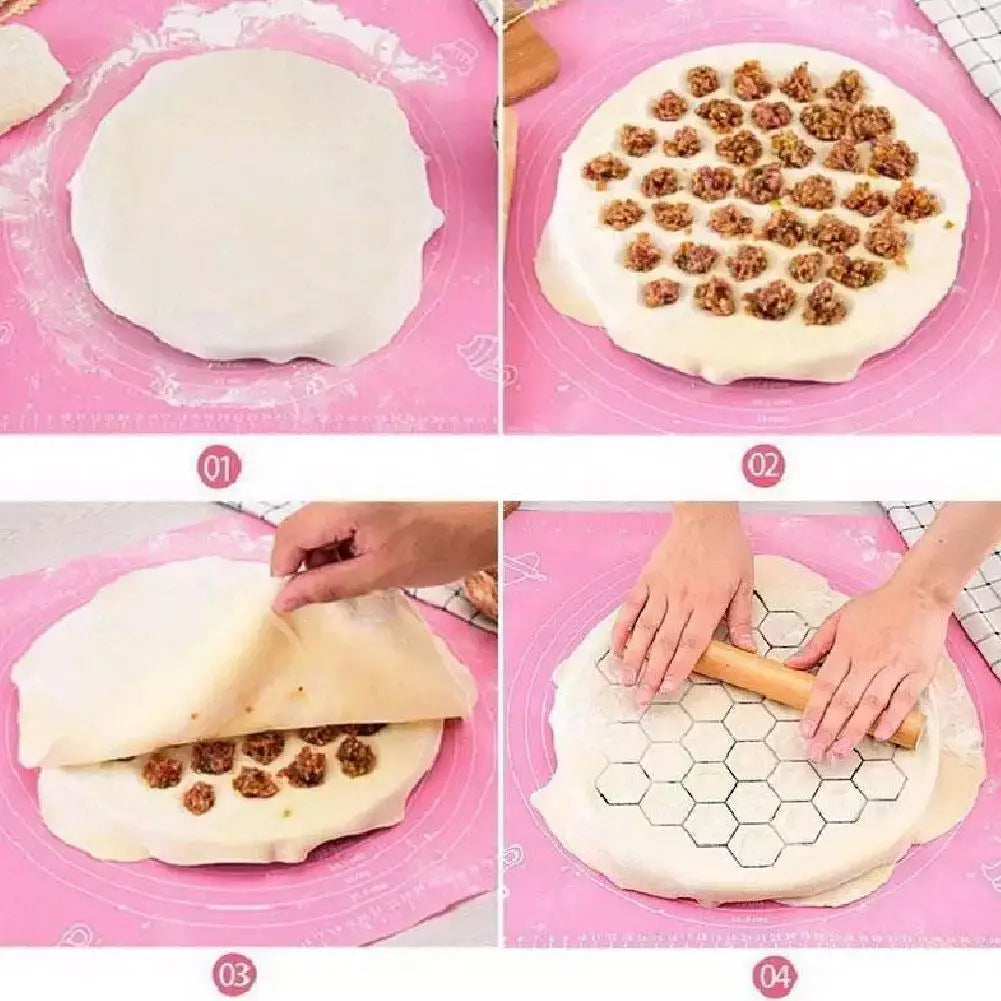 Aluminum Dumpling Mold Ravioli Maker Russian Pelmeni Maker