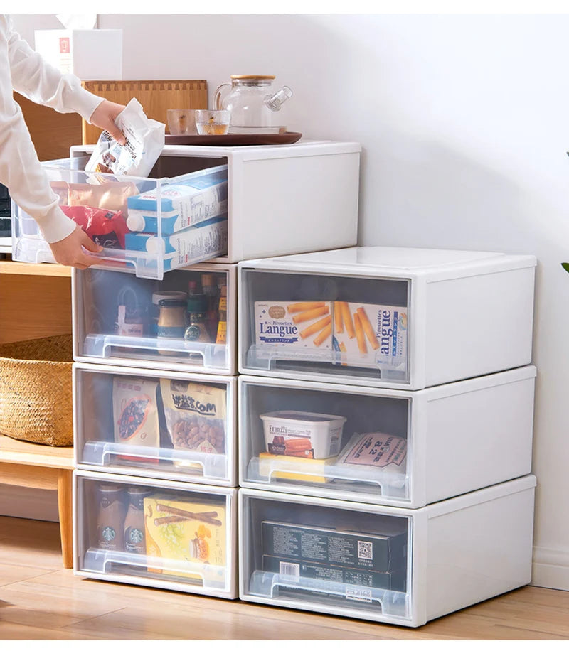 Large Closet Storage Drawer Box Plastic Drawer Clothes