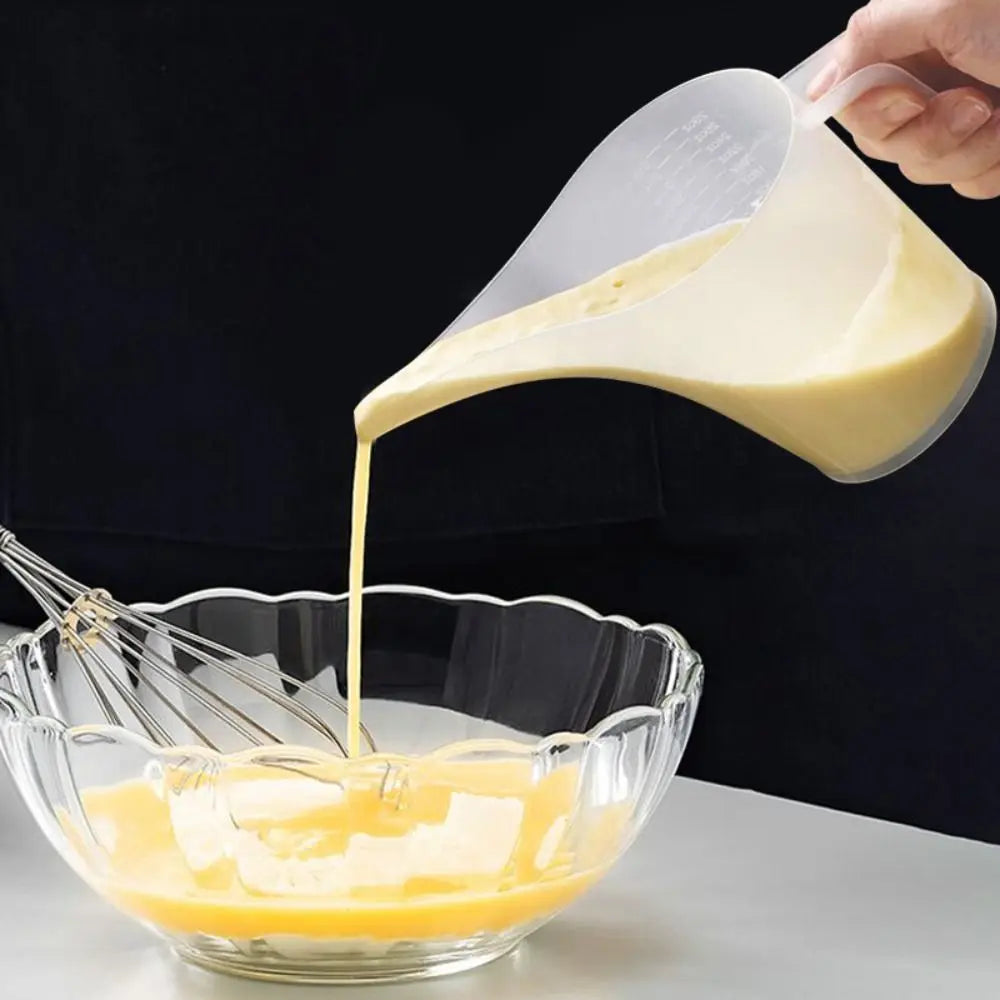 1000ml Tip Mouth Measuring Cups Plastic Graduated Funnel